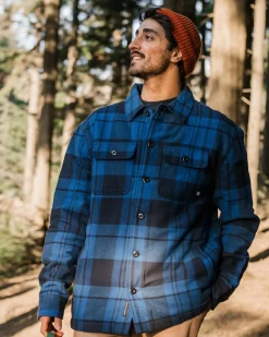 Herren Freestyle Sherpa-gefüttertes Overshirt