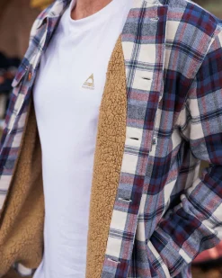 Herren Freestyle Sherpa-gefüttertes Overshirt