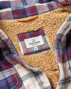 Herren Freestyle Sherpa-gefüttertes Overshirt