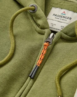 Herren Heritage Baumwoll-Hoodie mit Reißverschluss