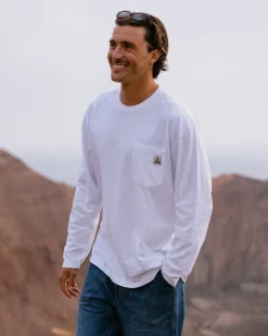 Herren Heritage natürliche Relaxed Fit Langarmshirt