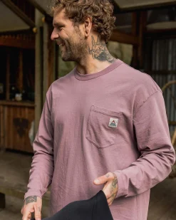 Herren Heritage natürliche Relaxed Fit Langarmshirt