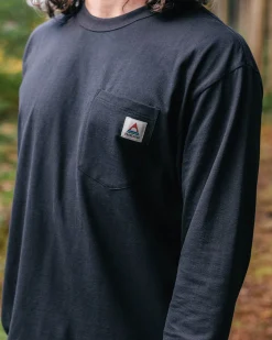 Herren Heritage natürliche Relaxed Fit Langarmshirt