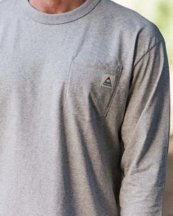 Herren Heritage Natürliches Relaxed Fit Langarmshirt