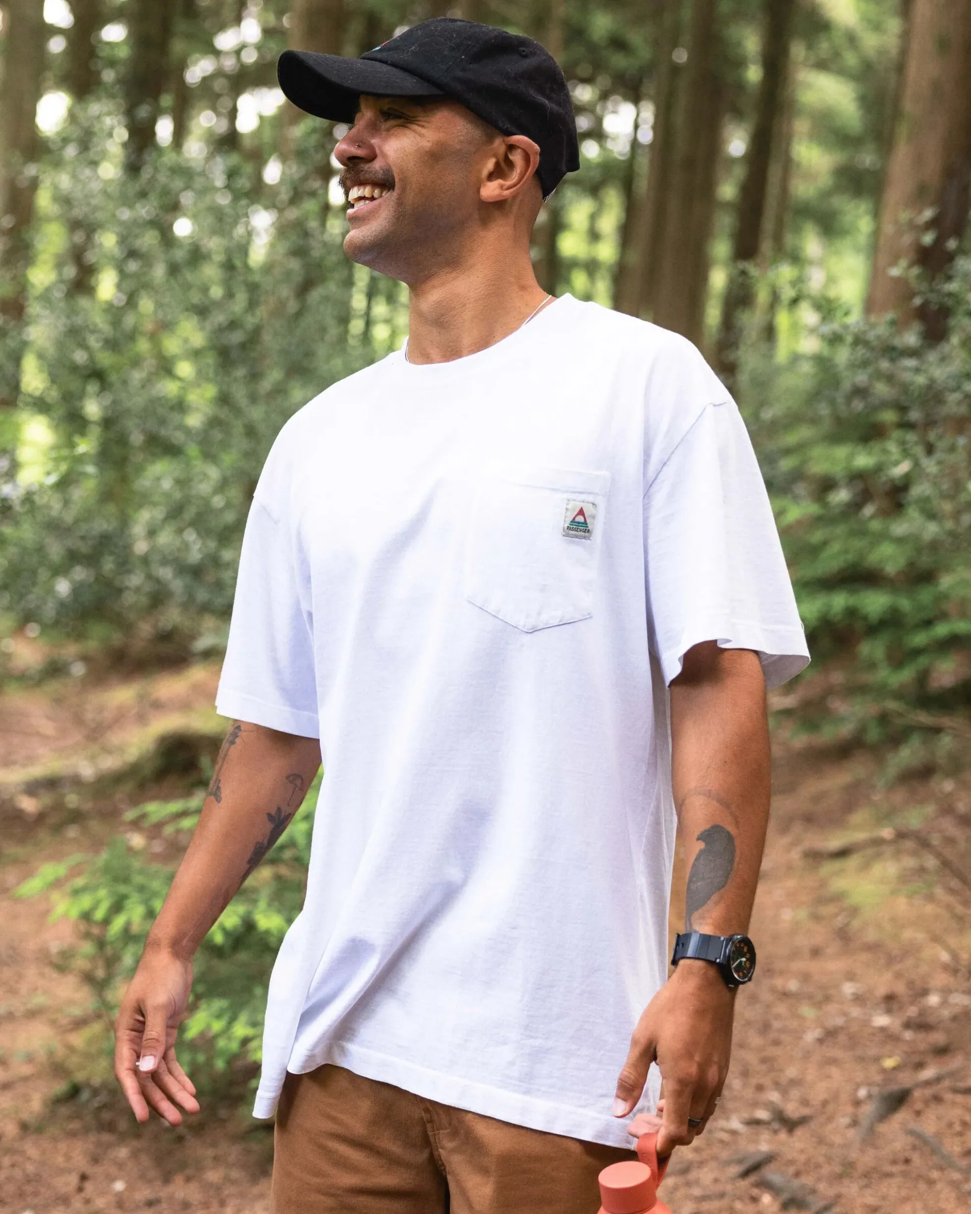 Herren Heritage Natürliches Relaxed Fit T-Shirt