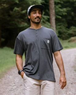 Herren Heritage Relaxed Fit Henley T-Shirt