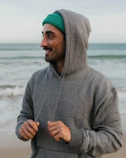 Herren Heritage strukturiertes, entspannt geschnittenes Kapuzen-Sweatshirt