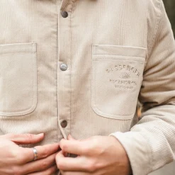 Herren Kodiak Sherpa gefüttertes Cord Overshirt