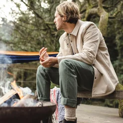 Herren Kodiak Sherpa gefüttertes Cord Overshirt