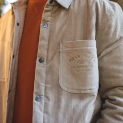 Herren Kodiak Sherpa gefüttertes Cord Overshirt