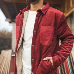 Herren Kodiak Sherpa gefüttertes Cord Overshirt