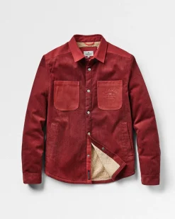 Herren Kodiak Sherpa gefüttertes Cord Overshirt