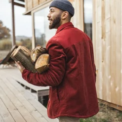 Herren Kodiak Sherpa gefüttertes Cord Overshirt