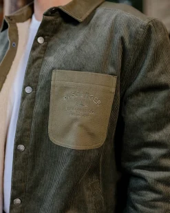 Herren Kodiak Sherpa gefüttertes Cord Overshirt