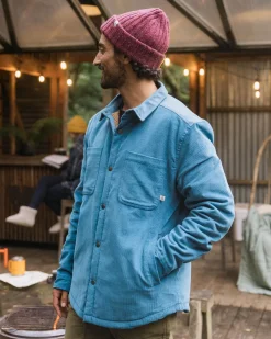 Herren Kodiak Sherpa Lined Cord Overshirt