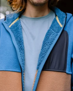 Herren Loch Polarfleece mit Kapuze