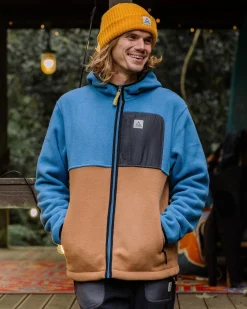 Herren Loch Polarfleece mit Kapuze