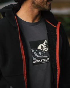 Herren Loch Polarfleece mit Kapuze