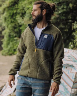 Herren Offgrid 1/4 Zip Sherpa Fleece