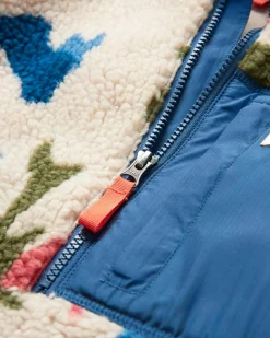 Herren Offroad Sherpa-Fleece mit halbem Reißverschluss