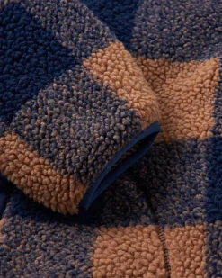 Herren Offroad Sherpa-Fleece mit halbem Reißverschluss