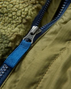 Herren Offroad Sherpa-Fleece mit halbem Reißverschluss