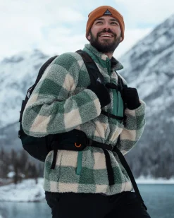 Herren Offroad Sherpa Fleece mit 1/2 Reißverschluss