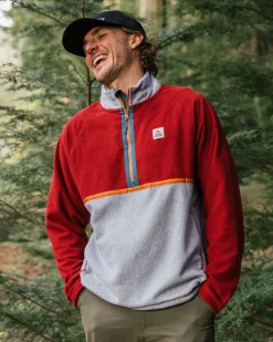 Herren Overlook Polar-Fleece im Gitterdesign