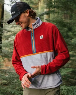 Herren Overlook Polar-Fleece im Gitterdesign