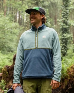 Herren Overlook Polar-Fleece im Gitterdesign