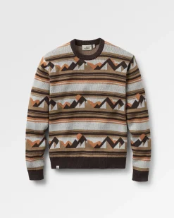 Herren Panorama Leichtes Strick-Pullover