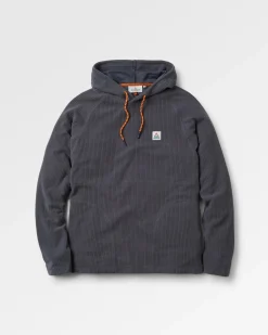 Herren Point Grid Polar Fleece Hoodie