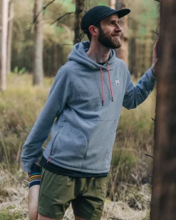 Herren Point Grid Polar Fleece Kapuzenpullover