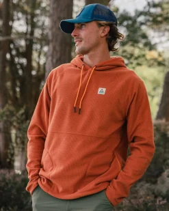 Herren Point Grid Polar Fleece Kapuzenpullover