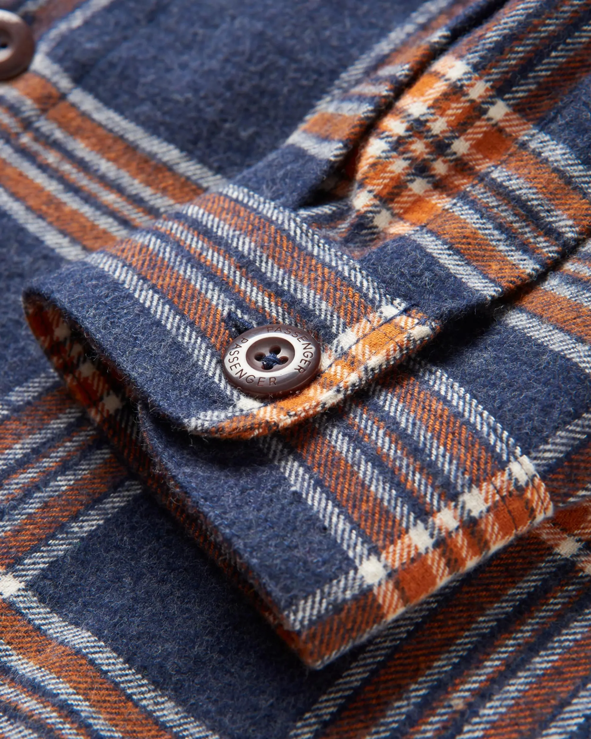 Herren Rustic Bio-Baumwoll-Overshirt aus schwerem Stoff
