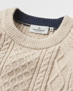 Herren Sandbar Kabelstrickpullover
