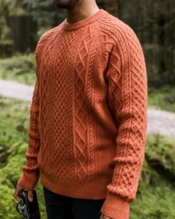 Herren Sandbar Kabelstrickpullover