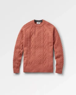 Herren Sandbar Kabelstrickpullover