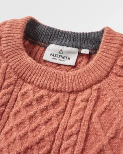Herren Sandbar Kabelstrickpullover