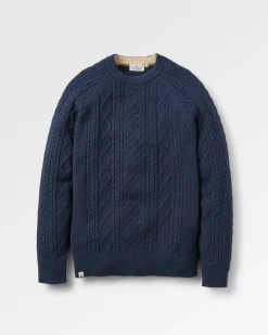 Herren Sandbar Kabelstrickpullover