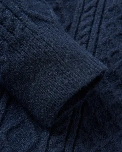Herren Sandbar Kabelstrickpullover