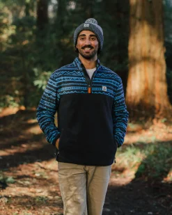 Herren Set Off Polar 1/4 Zip Fleece