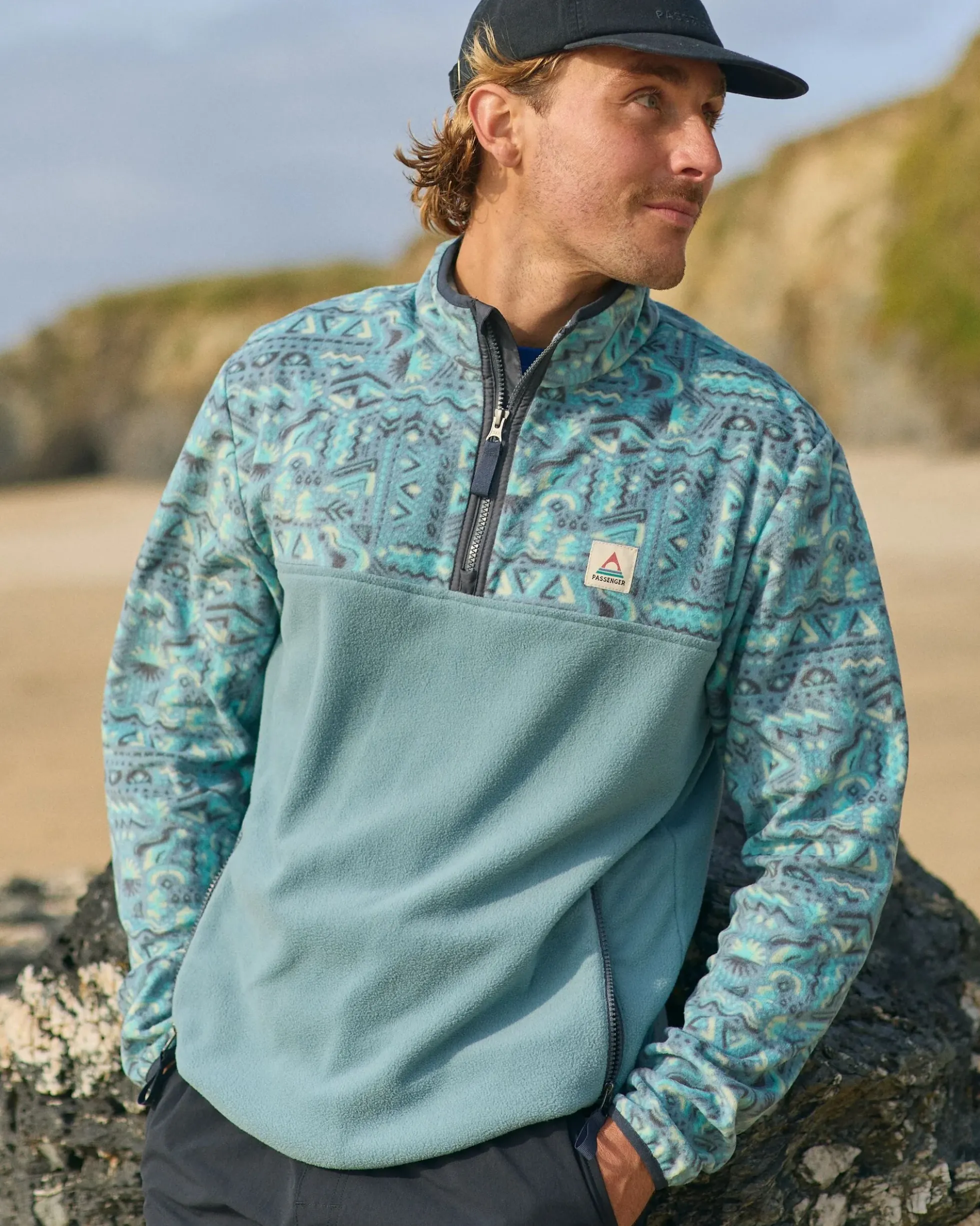 Herren Set Off Polar 1/4 Zip Fleece