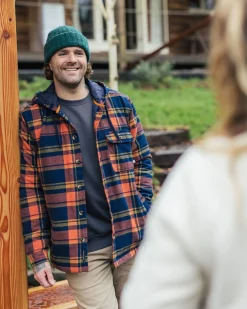 Herren Sherwood kariertes Kapuzenhemd