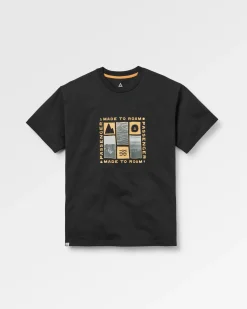 Herren Snapshot Entspanntes Bio-Baumwoll T-Shirt