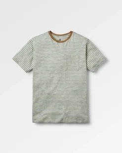 Herren Sunscape Gestreiftes Pocket T-Shirt