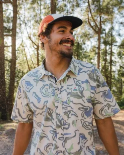 Herren Traveller Kurzarm-Stretchhemd