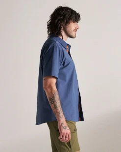 Herren Traveller Kurzarm-Stretchhemd