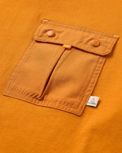 Herren Travel Pocket T-Shirt entspannt geschnitten