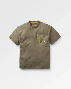 Herren Travel Pocket T-Shirt mit entspannter Passform